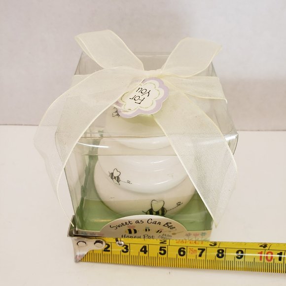 Kate Aspen Sweet as Can Bee Honey Pot with Dipper - Picture 5 of 8